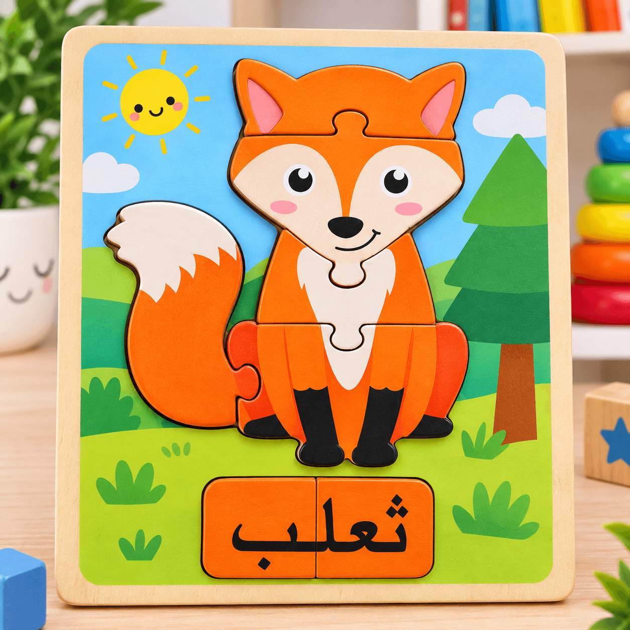 بازل خشبي تعليمي 